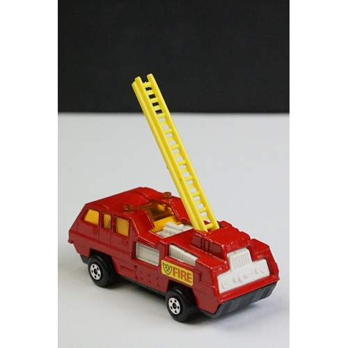 1327 - Ten boxed Matchbox 75 Series diecast models to include 10 x Superfast (49 Crane Truck, 58 Faun Dump ... 