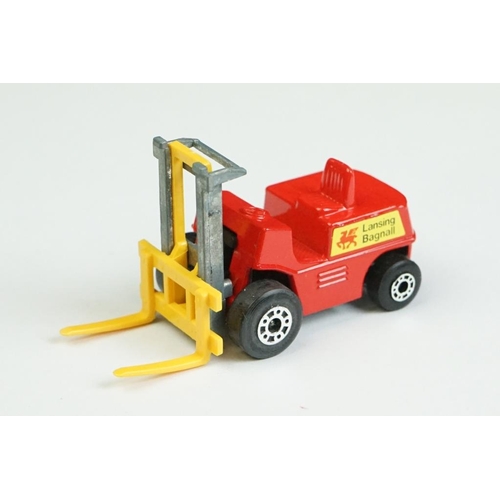 1327 - Ten boxed Matchbox 75 Series diecast models to include 10 x Superfast (49 Crane Truck, 58 Faun Dump ... 