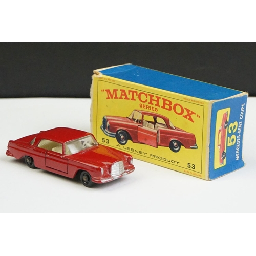 1329 - 11 Boxed Matchbox Lesney diecast models to include 6 x Matchbox 75 Series (27 Cadillac Sedan (box mi... 