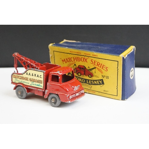 1331 - 12 Boxed Matchbox Series 'Moko Lesney' diecast models to include No. 5 Major Pack, No. 3 Accessory P... 