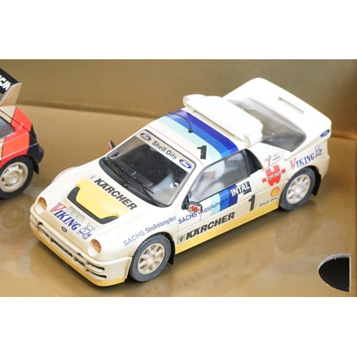 264 - Boxed ltd edn Scalextric The Classic Collection C3267A Classic Rallycross Will Gollop Metro GR4 vs M... 