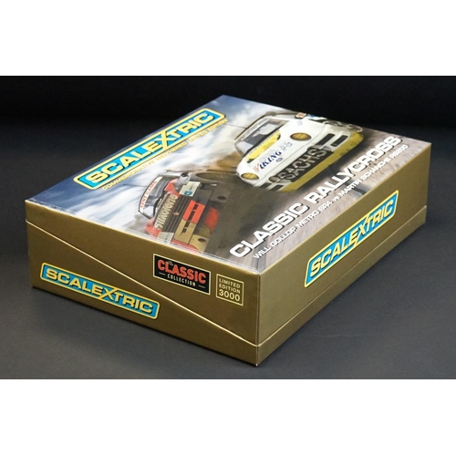 264 - Boxed ltd edn Scalextric The Classic Collection C3267A Classic Rallycross Will Gollop Metro GR4 vs M... 