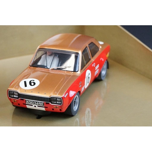 265 - Boxed ltd edn Scalextric The Classic Collection C2981A Alan Mann Racing slot car set, complete with ... 