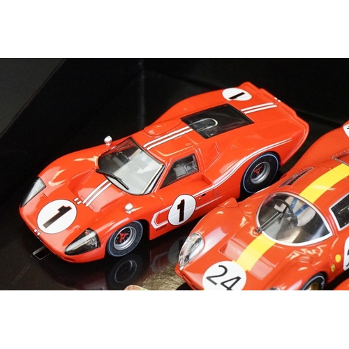 266 - Boxed ltd edn Scalextric Legends C3892A 1967 Le Mans Triple Pack slot car set, complete with certifi... 