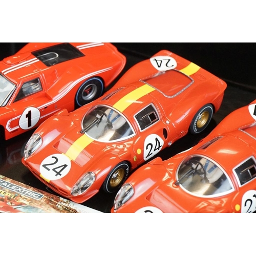 266 - Boxed ltd edn Scalextric Legends C3892A 1967 Le Mans Triple Pack slot car set, complete with certifi... 