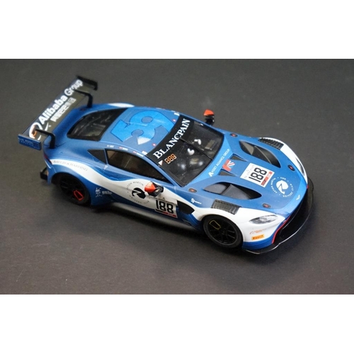 287 - Three cased Scalextric slot cars to include C2403 Ford GT 40 1968 No 9, C2404 Ford GT40 1969 No 6, C... 