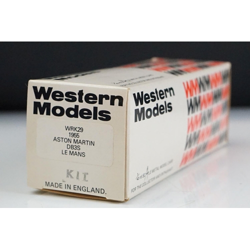 1013 - Nine boxed Western Models 1/43 metal kits to include WRK35, WRK38, WRK30, WRK36, WRK32, WRK34, WRK14... 