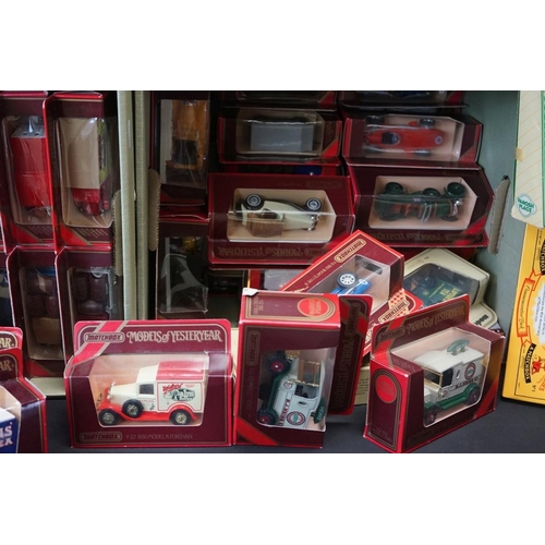 1193 - Around 110 boxed diecast models, mostly Matchbox Models Of Yesteryear and 6 Corgi Classics, plus cab... 