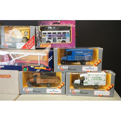 1193 - Around 110 boxed diecast models, mostly Matchbox Models Of Yesteryear and 6 Corgi Classics, plus cab... 