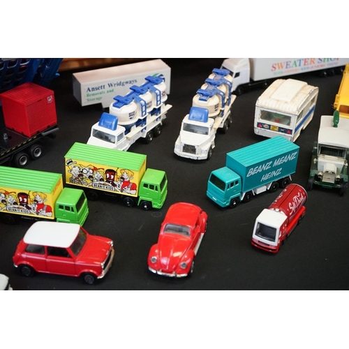 1251A - Around 100 diecast models to include Corgi, Siku, Matchbox & Lledo examples, featuring Corgi Whizzwh... 