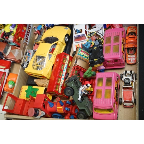 1259 - Large collection of 19060s onwards diecast & plastic models many TV related examples featuring Corgi... 