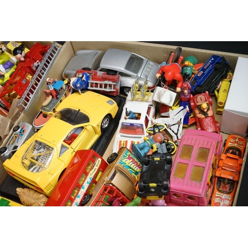 1259 - Large collection of 19060s onwards diecast & plastic models many TV related examples featuring Corgi... 