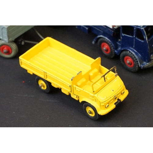 1263 - 16 Mid 20th C play worn Dinky & Corgi commercial diecast models to include French Dinky 32C ESSO Tra... 