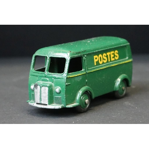 1268 - 15 Mid 20th C French Dinky diecast models to include 258 Peugeot D3A, 24U Simca 9 Aronde, Tracteur P... 