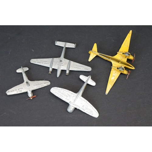 1270 - Around 28 mid 20th C play worn diecast models to include 9 x boxed Dinky military models (643, 673, ... 