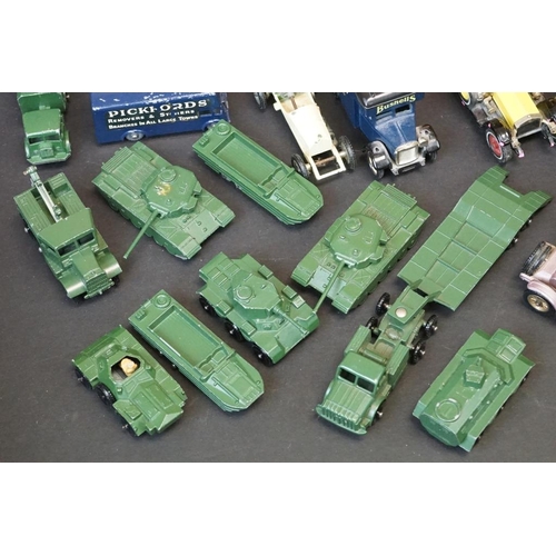 1273 - Collection of mid 20th C play worn diecast models to include many Lone Star Locos and accessories, M... 