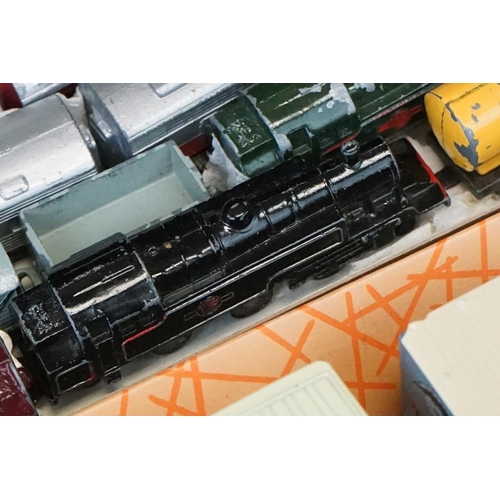 1273 - Collection of mid 20th C play worn diecast models to include many Lone Star Locos and accessories, M... 