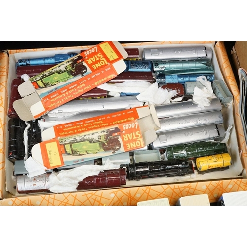 1273 - Collection of mid 20th C play worn diecast models to include many Lone Star Locos and accessories, M... 