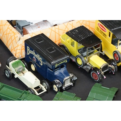 1273 - Collection of mid 20th C play worn diecast models to include many Lone Star Locos and accessories, M... 