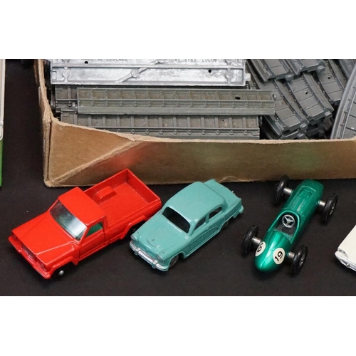 1273 - Collection of mid 20th C play worn diecast models to include many Lone Star Locos and accessories, M... 