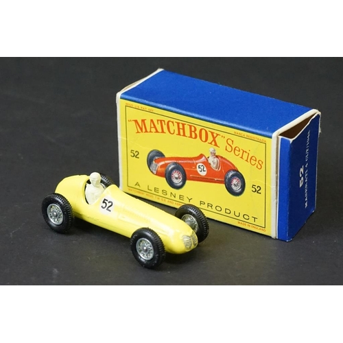 1279 - Six boxed Matchbox Series diecast models to include 52 Maserati 4 CLT/1948, 19 Aston Martin Racer, 4... 