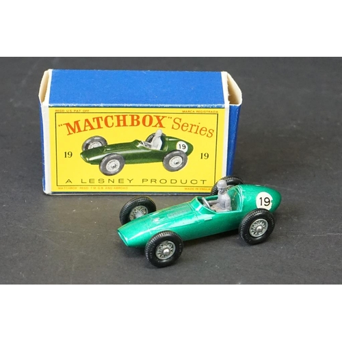 1279 - Six boxed Matchbox Series diecast models to include 52 Maserati 4 CLT/1948, 19 Aston Martin Racer, 4... 