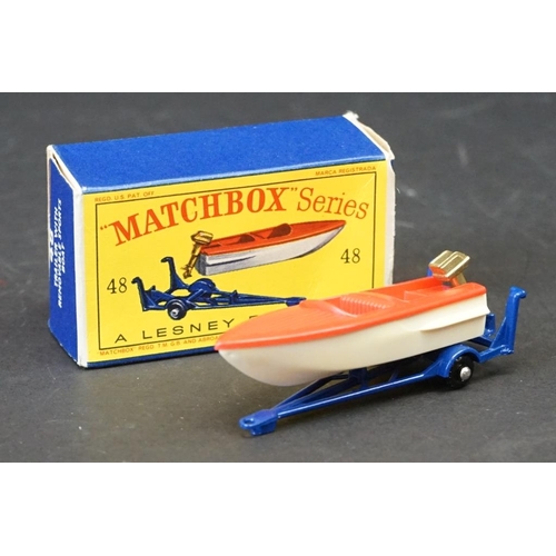 1279 - Six boxed Matchbox Series diecast models to include 52 Maserati 4 CLT/1948, 19 Aston Martin Racer, 4... 