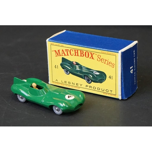 1279 - Six boxed Matchbox Series diecast models to include 52 Maserati 4 CLT/1948, 19 Aston Martin Racer, 4... 