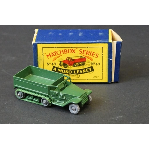 1280 - 10 Boxed Matchbox Lesney 75 Series diecast models to include 42 Evening News, 47 Brooke Bond Tea, 25... 