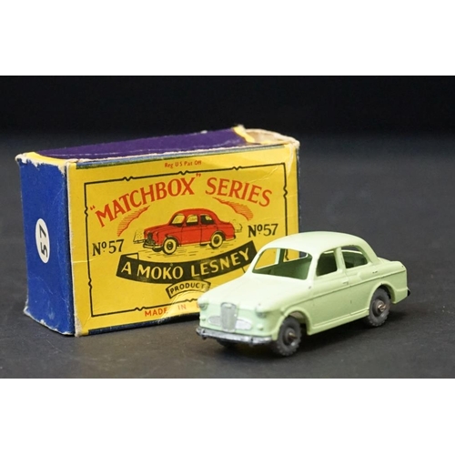 1280 - 10 Boxed Matchbox Lesney 75 Series diecast models to include 42 Evening News, 47 Brooke Bond Tea, 25... 