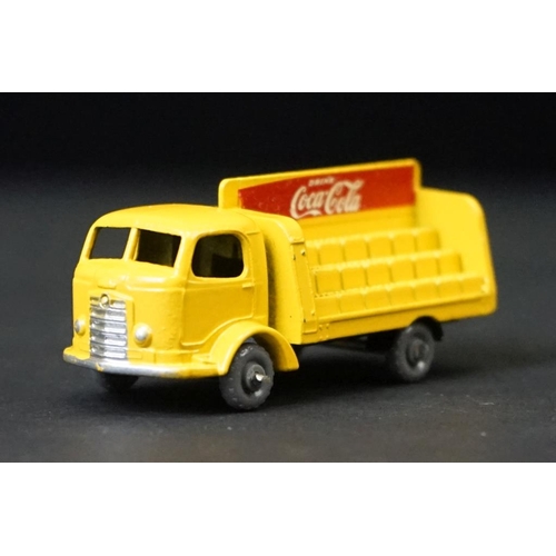 1281 - Eight boxed Matchbox Lesney 75 Series diecast models to include 37 Coca Cola Lorry, 24 Excavator, 23... 