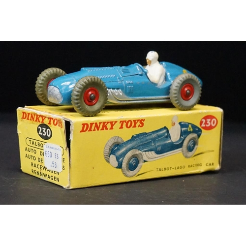 1284 - Five boxed mid 20th C diecast models to include 4 x Dinky (230 Talbot Lago Racing Car, 133 Cunningha... 