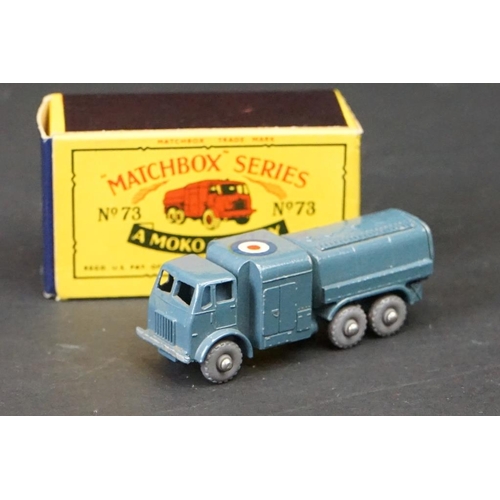 1285 - Nine boxed Matchbox Lesney 75 Series diecast models to include 69 Nestle's Van, 60 Morris Omnitruck,... 