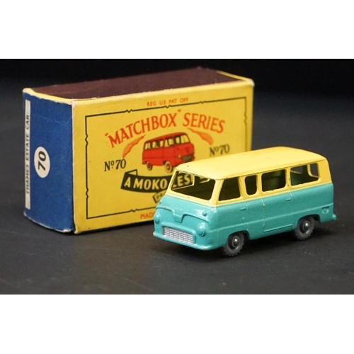 1285 - Nine boxed Matchbox Lesney 75 Series diecast models to include 69 Nestle's Van, 60 Morris Omnitruck,... 