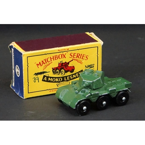 1285 - Nine boxed Matchbox Lesney 75 Series diecast models to include 69 Nestle's Van, 60 Morris Omnitruck,... 