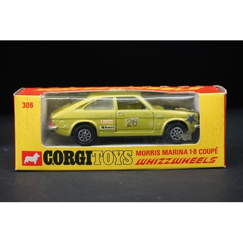 1287 - Four boxed Corgi Whizzwheels diecast models to include 316 Ford GT 70, 303 Roger Clark's 3 litre V6 ... 