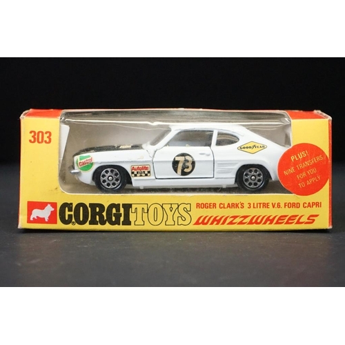 1287 - Four boxed Corgi Whizzwheels diecast models to include 316 Ford GT 70, 303 Roger Clark's 3 litre V6 ... 