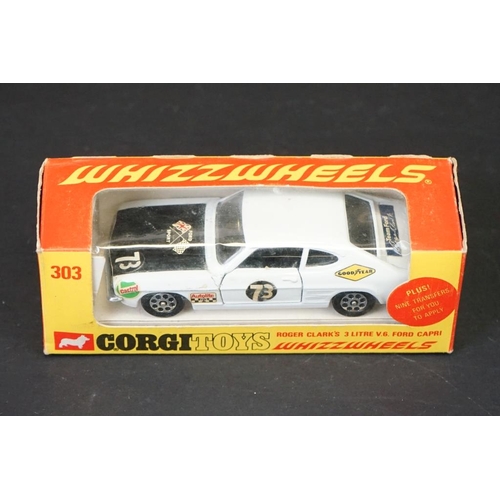 1287 - Four boxed Corgi Whizzwheels diecast models to include 316 Ford GT 70, 303 Roger Clark's 3 litre V6 ... 