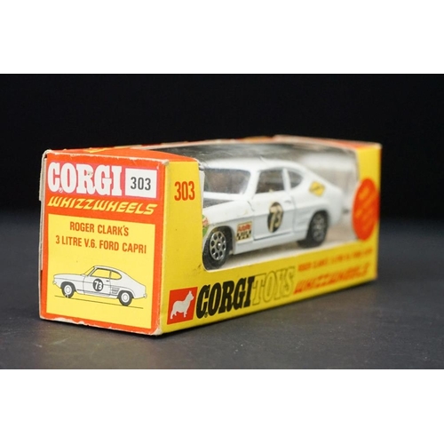 1287 - Four boxed Corgi Whizzwheels diecast models to include 316 Ford GT 70, 303 Roger Clark's 3 litre V6 ... 