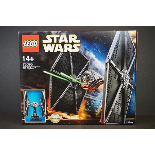 171 - Lego - Boxed Star Wars Ultimate Collectors Series (2015) 75095 Tie Fighter, part built with instruct... 