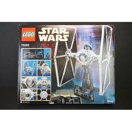 171 - Lego - Boxed Star Wars Ultimate Collectors Series (2015) 75095 Tie Fighter, part built with instruct... 