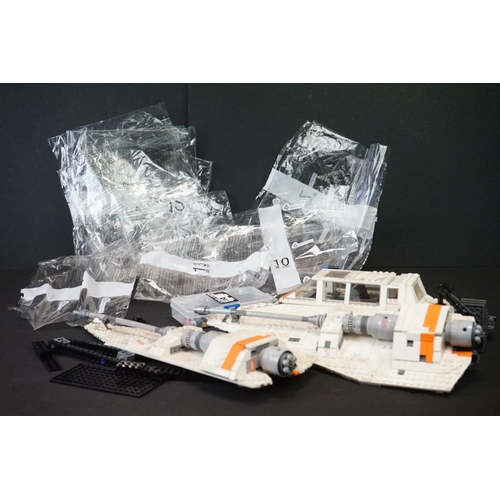 173 - Lego - Boxed Star Wars Ultimate Collectors Series (2017) 75144 Snowspeeder, part built with instruct... 