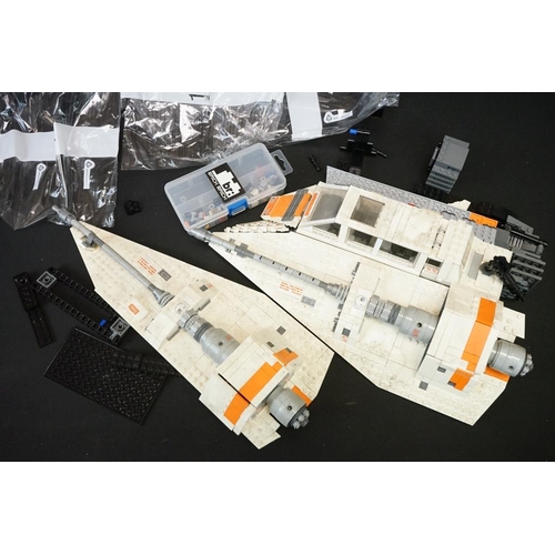 173 - Lego - Boxed Star Wars Ultimate Collectors Series (2017) 75144 Snowspeeder, part built with instruct... 