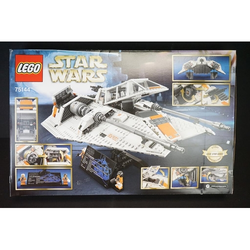 173 - Lego - Boxed Star Wars Ultimate Collectors Series (2017) 75144 Snowspeeder, part built with instruct... 