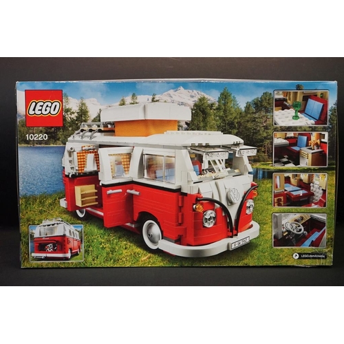 175 - Lego - Boxed 10220 Volkswagen T1 Camper Van set, some seal raise but box appears to be unopened and ... 