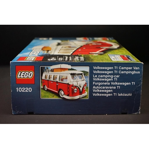 175 - Lego - Boxed 10220 Volkswagen T1 Camper Van set, some seal raise but box appears to be unopened and ... 