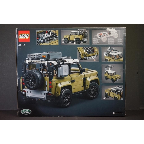 176 - Lego - Boxed Lego Technic 42110 Land Rover Defender set, some seal raise but box appears to be unope... 