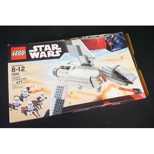 181 - Lego - Three boxed Star Wars Lego sets to include 10178 Motorized Walking AT-AT (missing 2 x mini fi... 