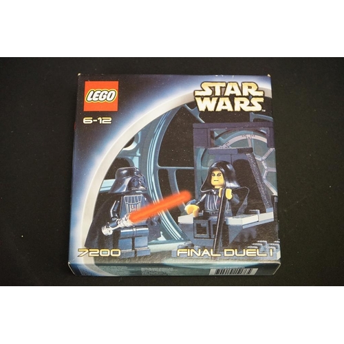 182 - Lego - Eight boxed Star Wars Lego sets to include 6 x sealed examples (7200 Final Duel I, 7201 Final... 