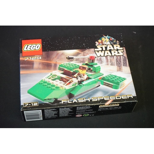 182 - Lego - Eight boxed Star Wars Lego sets to include 6 x sealed examples (7200 Final Duel I, 7201 Final... 